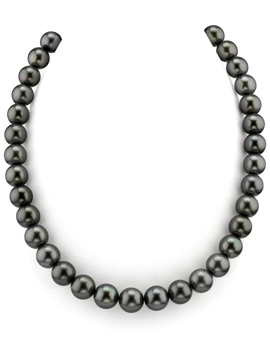 Tahitian True Round Pearl Necklace 9.0-11.0mm