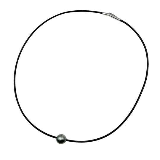 High-Quality Natural Tahitian Baroque Pearl Necklace 8.0-10.0mm