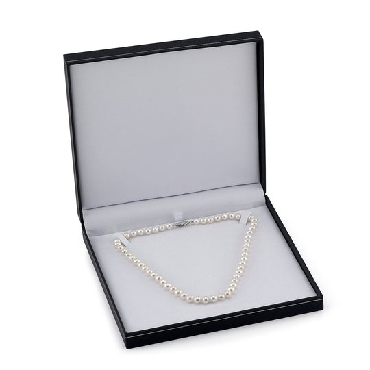 White Freshwater Pearl Necklace - 9.0-11.0mm