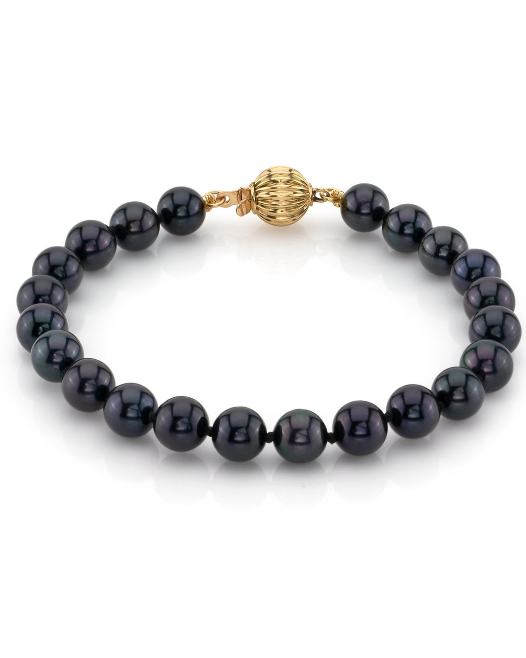 Black Japanese Akoya Pearl Bracelet 11.0-12.0mm