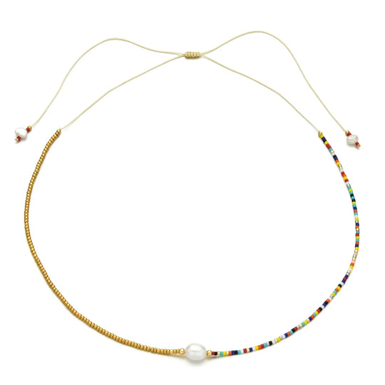 Miyuki Tahitian Freshwater Luxury Pearl Choker (Harvested 4 Years ago)