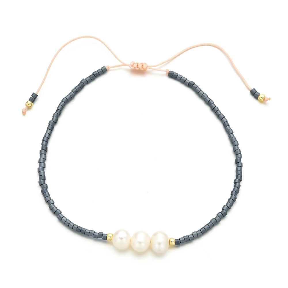 Miyuki Tahitian Freshwater Luxury 3 Pearls (Harvested 4 Years ago)