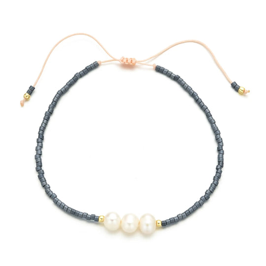 Miyuki Tahitian Freshwater Luxury 3 Pearls (Harvested 4 Years ago)