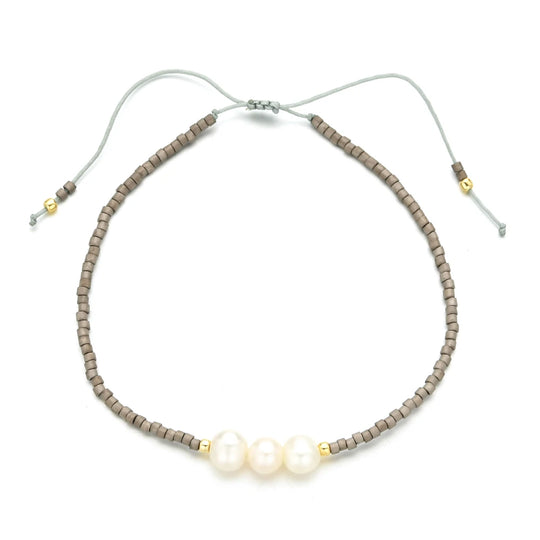 Miyuki Tahitian Freshwater Luxury 3 Pearls (Harvested 4 Years ago)