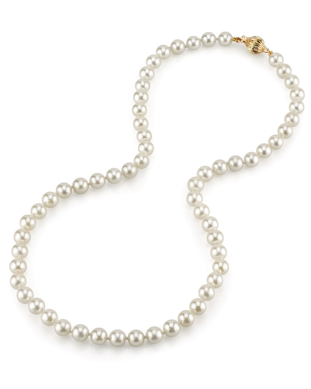 Japanese Akoya White Pearl Necklace 9.0-11.0mm
