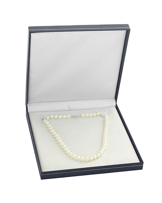 Japanese Akoya White Pearl Necklace 9.0-11.0mm