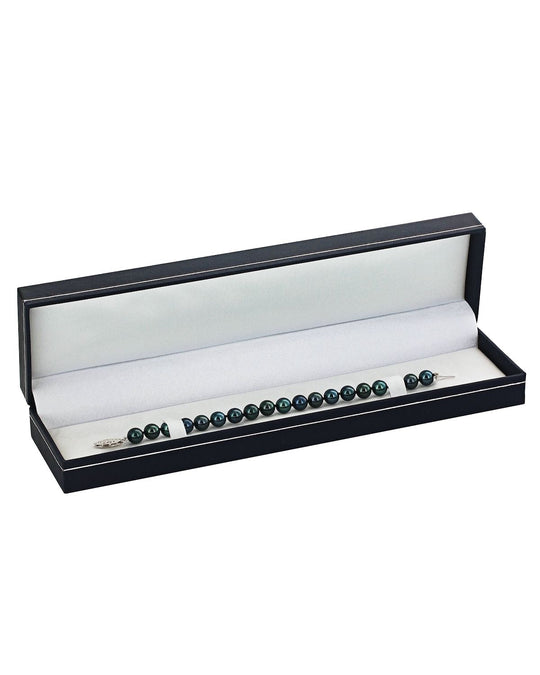 Black Japanese Akoya Pearl Bracelet 11.0-12.0mm