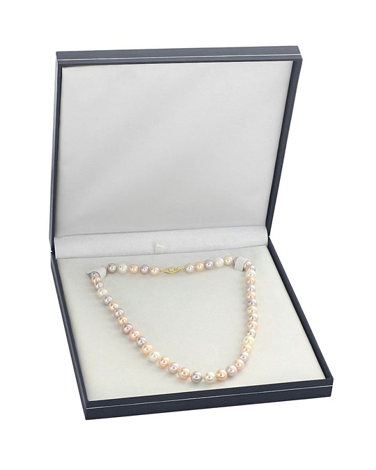 H12 Freshwater Multicolor Pearl Necklace 7.0-7.5mm