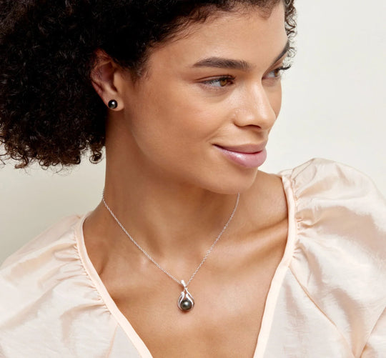 Tahitian Pearl Earrings 7.0-8.0mm